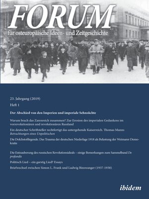 cover image of Forum für osteuropäische Ideen- und Zeitgeschichte